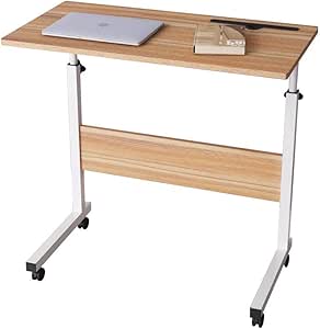 SogesHome Mesa móvil móvil de 80 x 40 cm Escritorio de la computadora