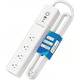 XENON ZigBee Smart Power Strip,Surge Protector with 4 Individually Controlled Smart Outlets and 2 USB Ports, Compatible with 