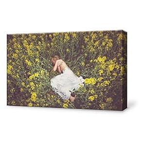 Women Yellow Flower Bathroom Poster Painting Wall Poster...