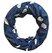 Lina & Lily Penguin Print Infinity Loop Women's Scarf (Blue)