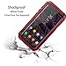 Galaxy S9+ / S9 Plus Case , Metal Shockproof Military Heavy Duty Protector Cover Case and Screen Protector for Samsung Galaxy S9+ / S9 Plus (Red)