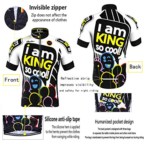 Heren Klassieke Wielertrui Race fit met 9D Gel Gewatteerde Bib Shorts Fietsen Combo set - Image 4