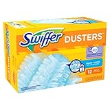 Swiffer 180 Dusters Refills with Febreze Lavender Vanilla & Comfort Scent, 12 Count