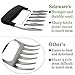 SELEWARE Bear Claws for Shredding Meat, Meat Shredder Claws, BBQ Smoker Bear Claws Meat Shrdding Handes Claws Pulled Pork, Shredding Meat and Beef (2 Pack)