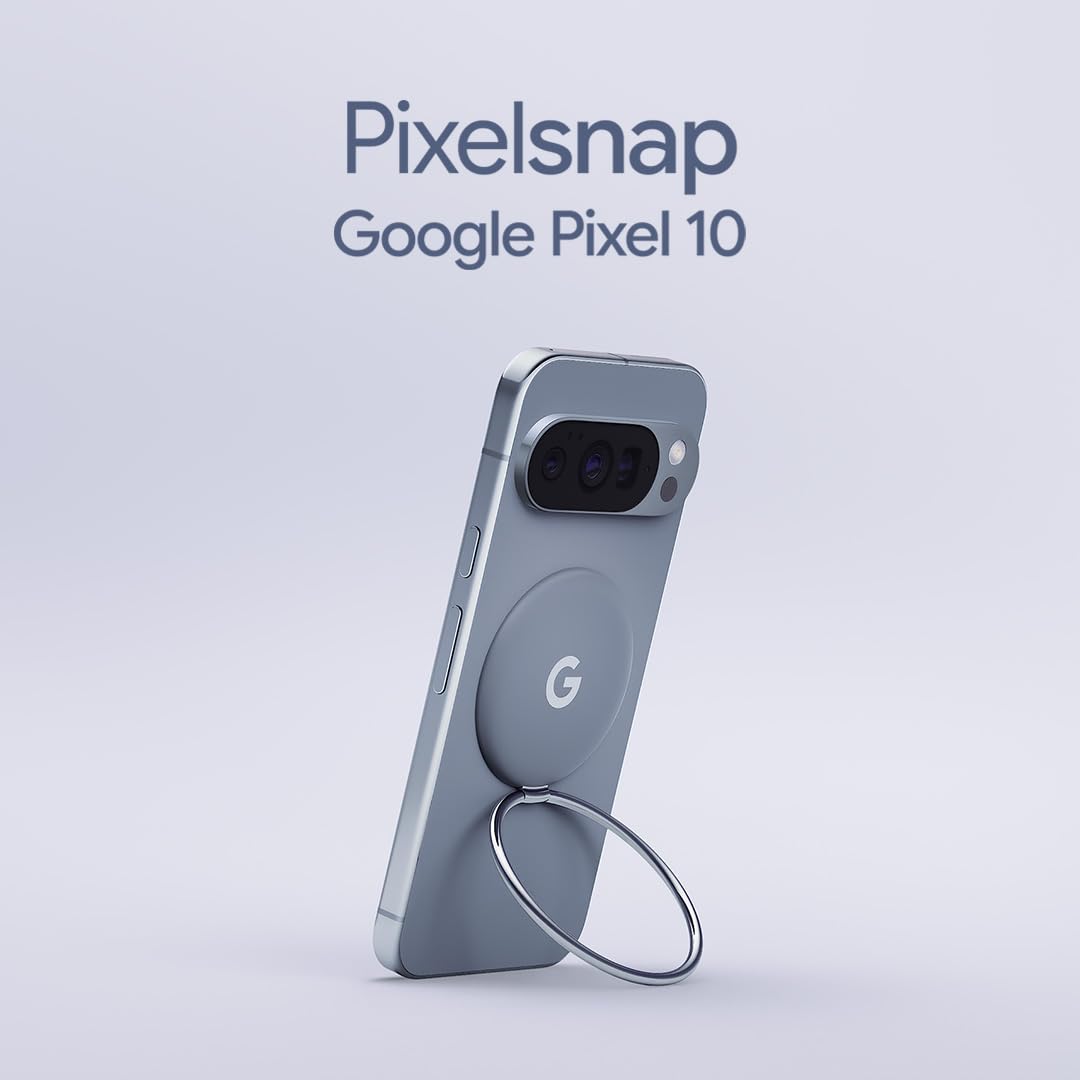 Google Pixelsnap Ring Stand – Qi2-kompatibel – Zurücklehnen und die Wiedergabe genießen (Made by Google) 6