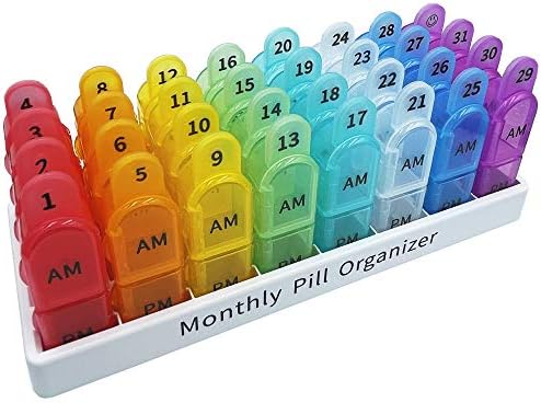 1か月 薬ケース １ヶ月分 薬箱 大容量 薬入れ おしゃれ 31日用 飲み忘れ 防止 薬ポーチ 収納 携帯用 ピルケース 入れる カレンダー 服薬管理 クスリ箱 安心の定価販売 薬 くすりケース