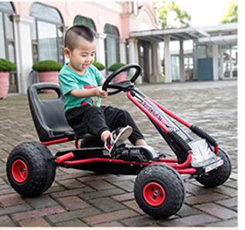 image for SHARESUN Racer Design Kids Childrens Pedal Go-Kart Ride-On Car,Steel S