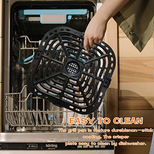 Air Fryer Replacement Grill Pan for Instants Vortex Plus Gourmia 6QT