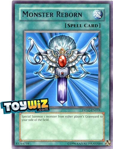 Yu-Gi-Oh! - Monster Reborn (DPYG-EN019) - Duelist Pack Yugi Moto - 1st Edition - Rare