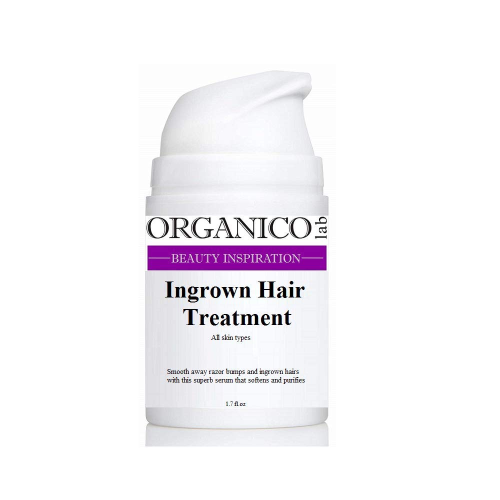 Amazon Com Organicolab Ingrown Hair Treatment Smooth Away Razor