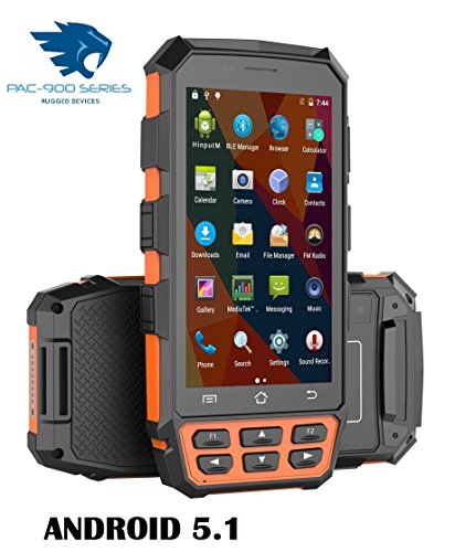 PAC-5000 4G Rugged Android 5.1 PDA Handheld Computer - With 2d Barcode Scanner