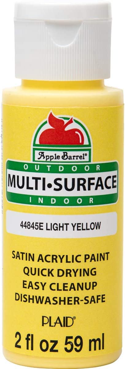 Apple Barrel Acrylic Paint, Yellow, 59.1 ml (Pack of 1)