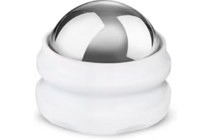 YESMET Cold Massage Roller Ball, Massage Ball for Cold & Heat Therapy Relief, Roller for Deep Tissue Muscles, Free Rolling Removable Gel Ball for Back & Neck Pain, Muscles Recovery