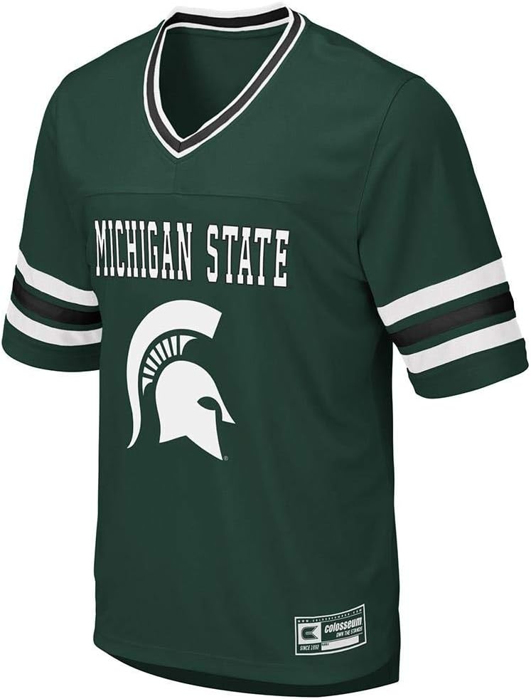 Colosseum Mens Michigan State Spartans Football Jersey XL