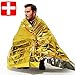 Micogo Emergency Survival Blankets,130x210cm,pack of 5,Thermal Blankets First Aid Kit