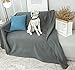 DEARTOWN Waterproof Dog Blanket for Bed Couch Sofa 70×70 Inches, Reversible Microfiber Dog Bed Cover for Large Dogs, Puppiesthumb 3