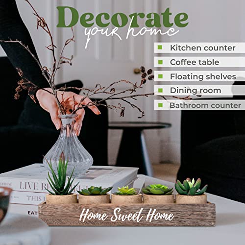 5 Bulk Small Fake Plants Bedroom Aesthetic Fake Succulents Plants