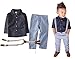 StylesILove Baby Boy T-shirt, Suspender Straps and Pants 3-pc