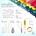 Premium Embroidery Thread for Friendship Bracelet String - 110 Colors Coded as DMC Embroidery Floss - Cross Stitch, Any Thread or String Craft - Best Bracelets Making Kit Gift for Girls with Extras