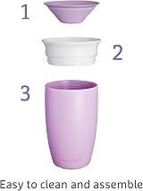 Munchkin Miracle 360 Cup 10oz Purple Non Spill Dishwasher Safe view 4
