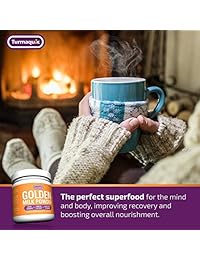 Golden Milk Polvo de cúrcuma 6 mezcla de superalimentos, 1