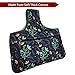 Knitting Tote Bag, Yarn Storage Organizer (16.5 x 9 inches) - Crochet Travel Project Bags with Zippered Pocket for Knit Hook, Needles - Canvas, Portable, Perfect Gift for Knitters
