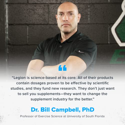 LEGION Whey+ Strawberry Banana Whey Isolate Protein Powder from Grass