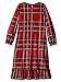 Komar Kids Girls Traditional Holiday Christmas Plaid Nightgown Pajamas (X-Small / 4-5, Girls Red)