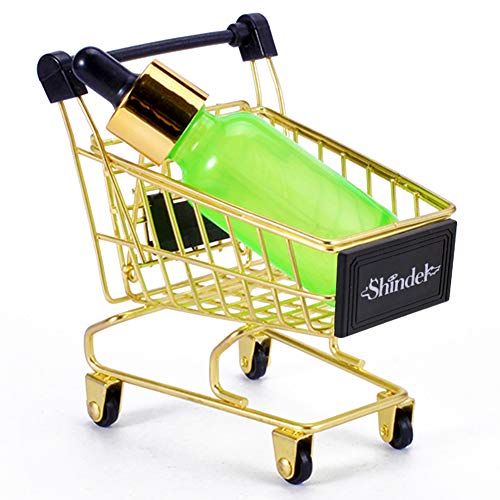 Mini Brands Shopping Cart, 2PCS Shopping Day Grocery Cart Mini Supermarket Handcart Toy Shopping Carts