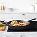Amazon Basics Pre-Seasoned Cast Iron Skillet - 12-Inch, 20.2 x 12.9 x 3.3 in, Black