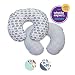 Boppy Premium Pillow Cover, Gray Elephants Plaid, Ultra-soft Microfiber Fabric in a fashionable two-sided design, Fits All Boppy Nursing Pillows and Positioners