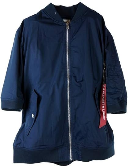 Amazon メンズナーレ Mensnare Ma 1 ジャケット メンズ 半袖 ミリタリージャケット ジップアップ A 01 ネイビー Ll メンズ 通販