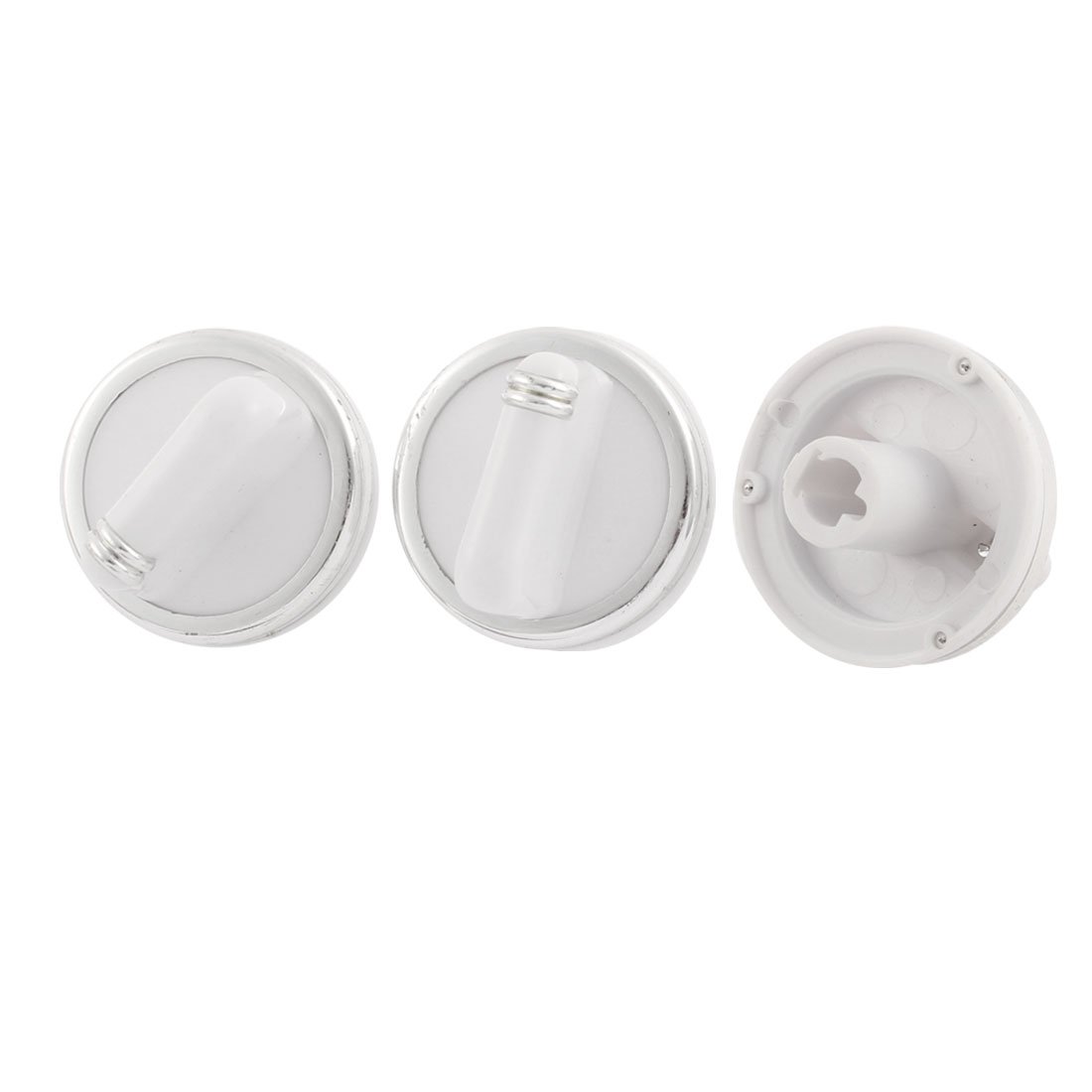 sourcing map Plastic Bathroom Water Heater Temperature Control Knob Switch Head x 3