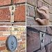 Rustproof Brick Wall Hangers - 5 Pack Heavy Duty Hooks for Hanging Decorations, Lights, Pictures - Fits 2-1/4 to 2-3/8 Inch Bricks - Indoor/Outdoor