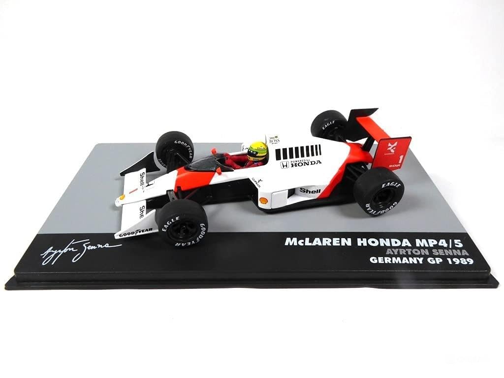 OPO 10 - Formula 1 car 1/43 compatible with McLaren MP4 / 5# 1 Ayrton Senna Winner Germany GP F1 1989-724