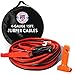 Always Prepared 15 ft 4 Gauge Jumper Cables with Carry Bag- Premium Heavy Duty Jumper Cables & Roadside Assistance Auto Emergency Kit - Exclusive Roadside Assistance Booster Cables 400 AMP