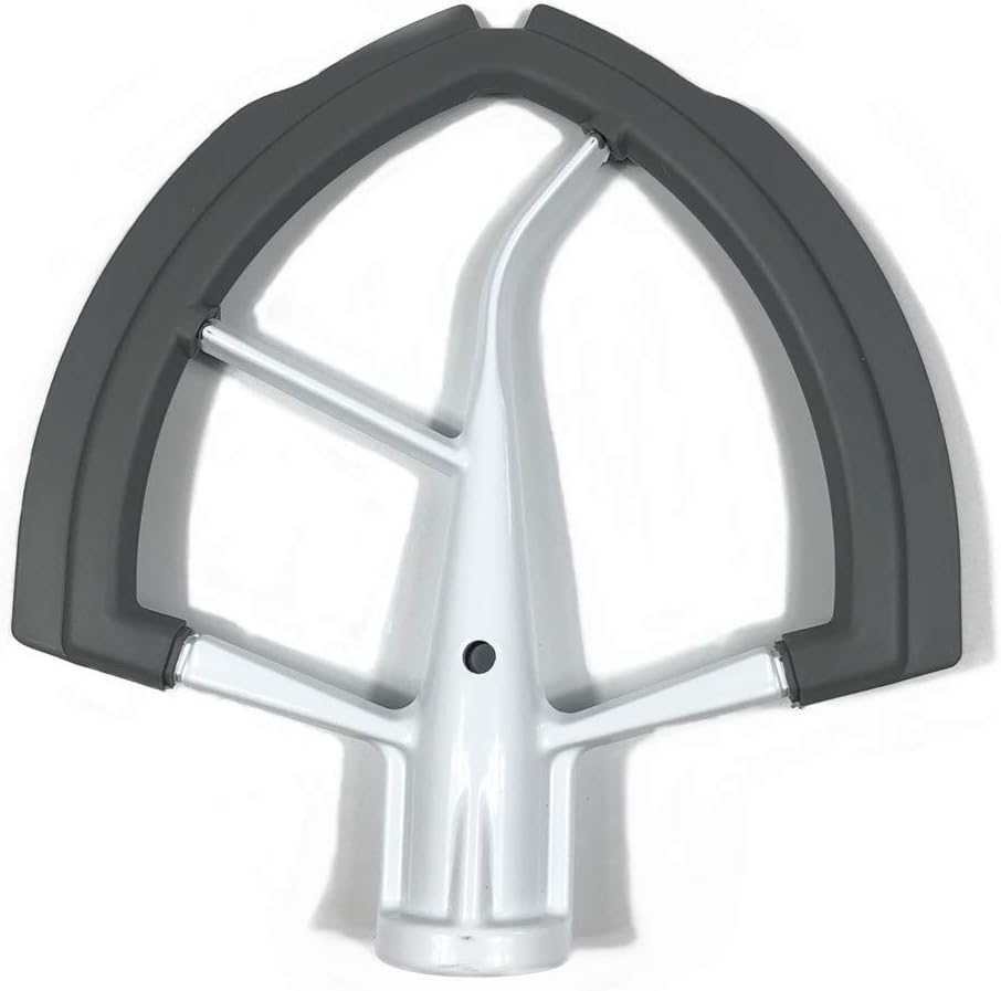 Flex Edge Beater for KitchenAid Bowl-Lift Stand Mixer 5.5-6 Quart, Coated Flat Beater with Flexible Silicone Edges Bowl Scraper, Kitchenaid Mixer Accessory Replacement
