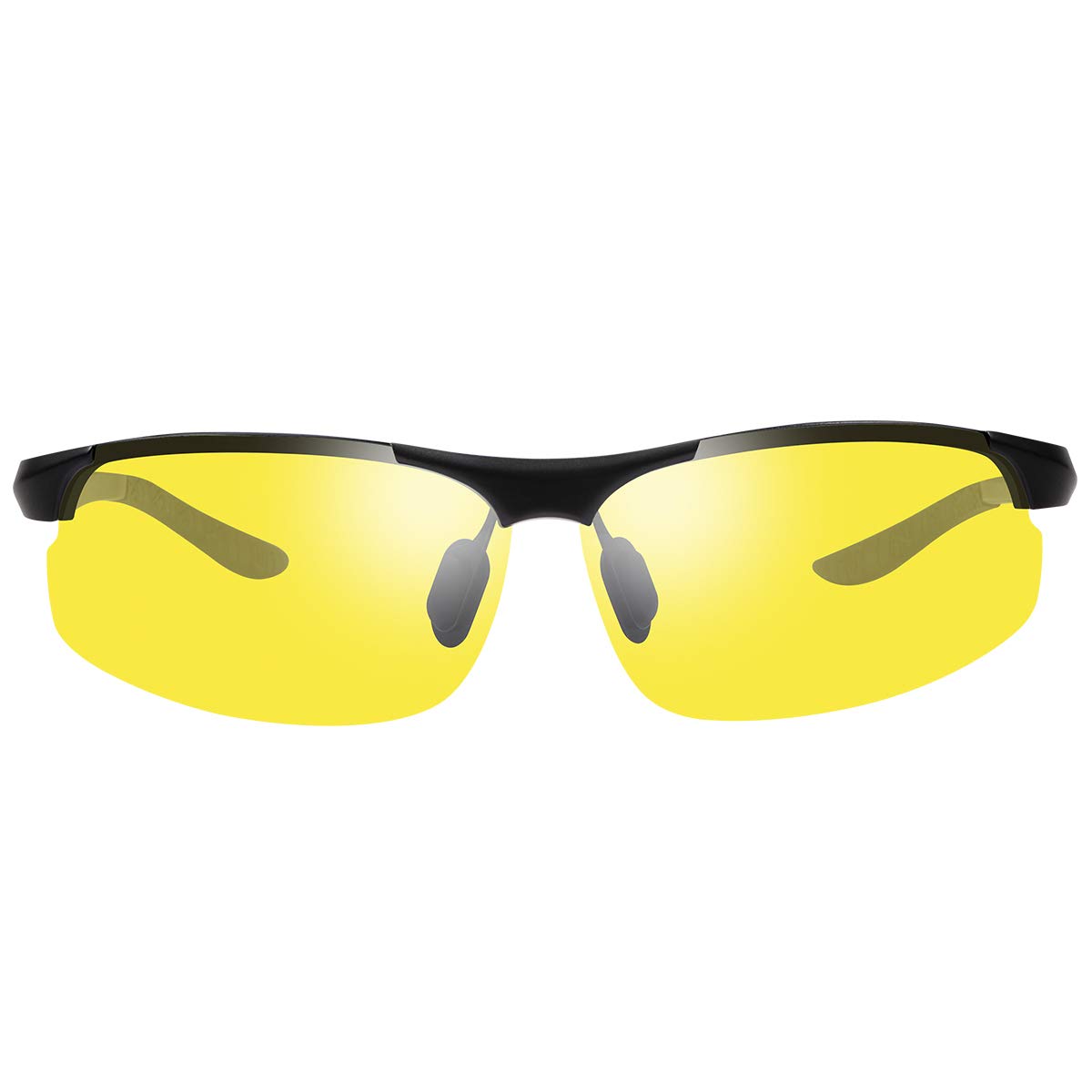 Photochromic Polarized Sunglasses Blue Light Blocking Spring Hinge Glasses UV400 Protection Safety Eyeglasses for Men Women Day and Night Sports Driving Golf Fishing Anti Glare Photosensitive Eyewear