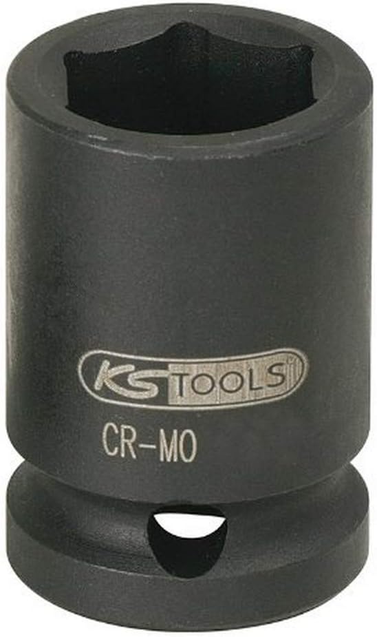 KS Tools 515.1029 1/2-inch 29mm Hex Impact Socket Short, Colour, 29 mm
