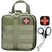 Infityle EMT Pouch - Tactical MOLLE Rip-Away 1000D Nylon Medical Utility bag With Buckle Strap IFAK Pouches - Free Bonus First Aid Patch And Shear (Green)