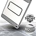 YOUMAKER iPad Pro 9.7 Case, Full-Body Heavy Duty Protective Case with Kickstand and Built-in Screen Protector for Apple iPad Pro 9.7 inch - White/Gray