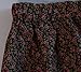 Women's Calico Pioneer Skirt Size ML, Brown