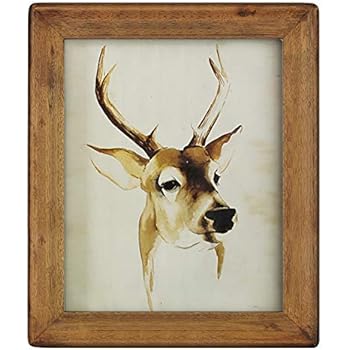 icheesday 11x14 Picture Frames,Rustic Brown Solid Wood and High Definition Plexiglass Photo Frame for Wall Display.