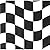 Black & White Checkered Beverage Napkins & Dessert Plates Party Kit for 8