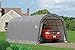 ShelterLogic Garage-in-a-Box Rountop, Grey, 12 x 20 x 8 ft.