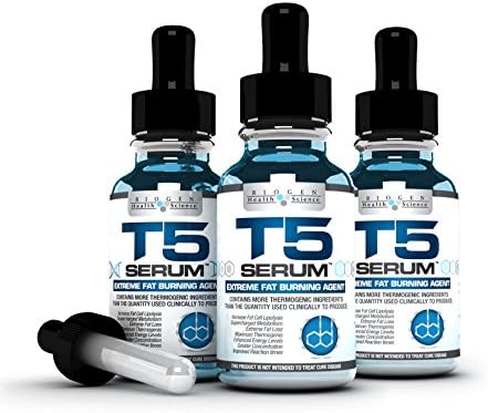 Biogen Health Science x3 T5 Fat Burners Serum XT : Strongest Legal Diet Pills Alternative (3 Month Supply)