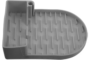 Veemoon Silicone Bottle Drying Rack for Insulated Cup Accessories Grey Water Bottle Drainer Stand Compact