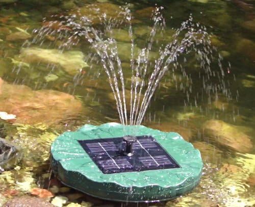 Solar Power Lily Water Fountain
