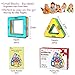 Jasonwell 42 Pcs Magnetic Tiles Building Blocks Set for Boys Girls Preschool Educational Construction Kit Magnet Stacking Toys for Kids Toddlers Children Age 3 4 5 6 7 8 Year Old