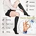Black Compression Socks for Women, Men, Nurses, Travel, Pregnancy - Knee High Pressure Support Socks Graduated 20-30 mmHg. Ultimate Quality. (S/M (US Shoe Women 5.5-8.5 / Men 5-9)) (Black)